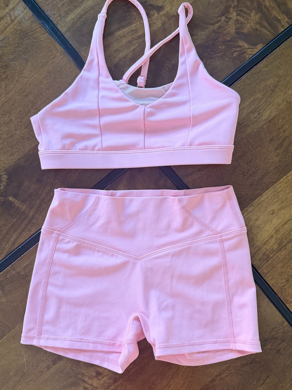 ACA Dancewear Girls' BON BON set in Vivid Pink CXL (14)